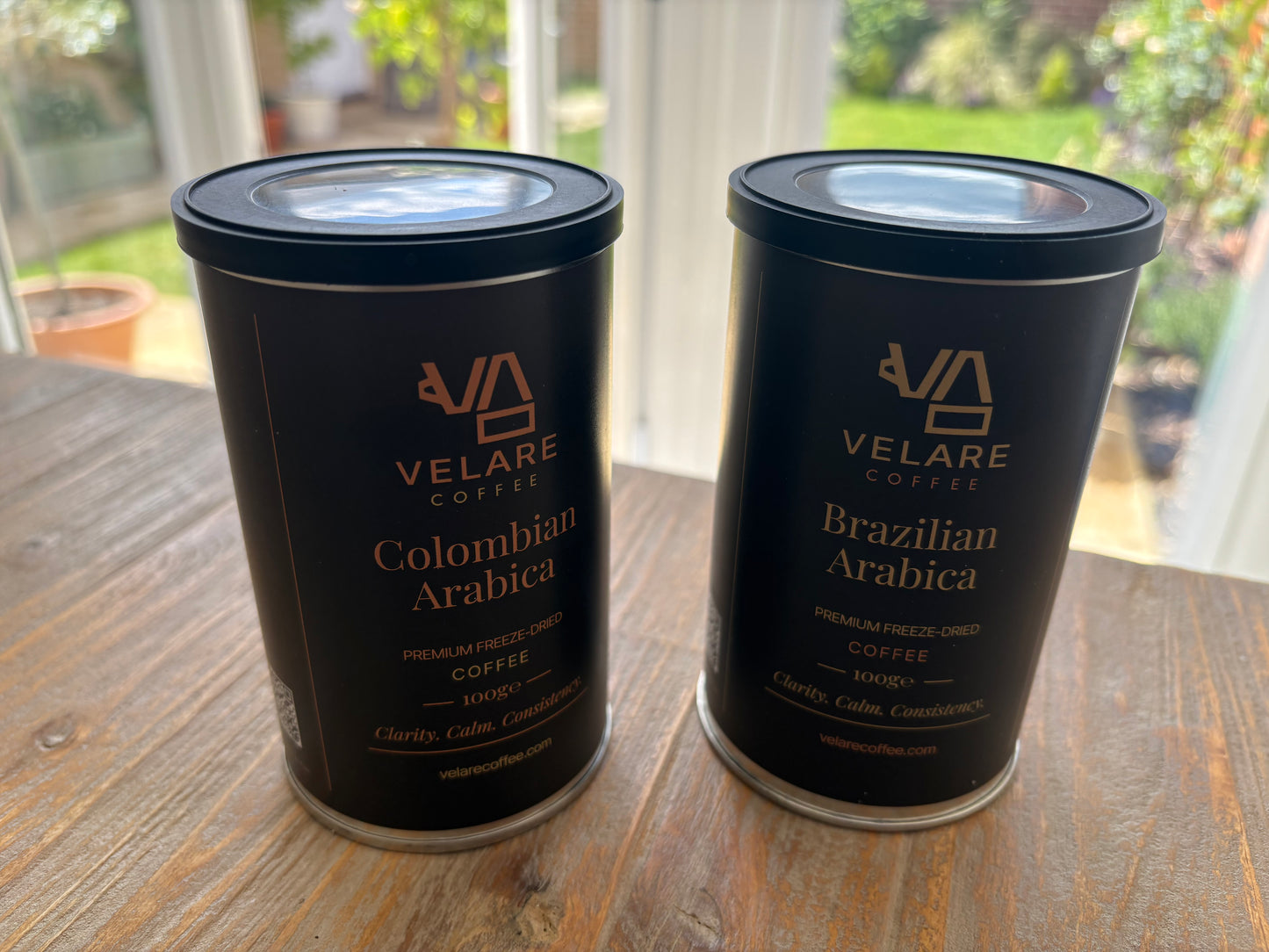 Velare Freeze-Dried Duo — Colombia + Brazil (2 × 100g)