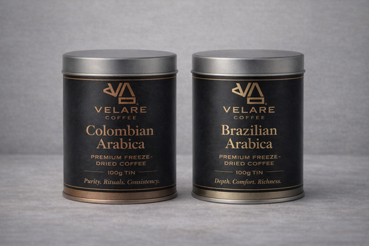 Velare Freeze-Dried Duo — Colombia + Brazil (2 × 100g)